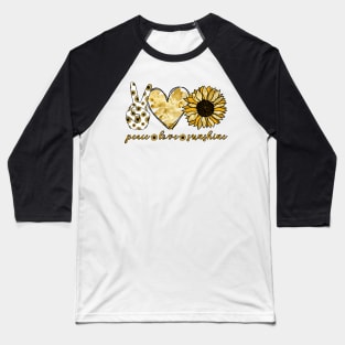 Peace love sunshine Baseball T-Shirt